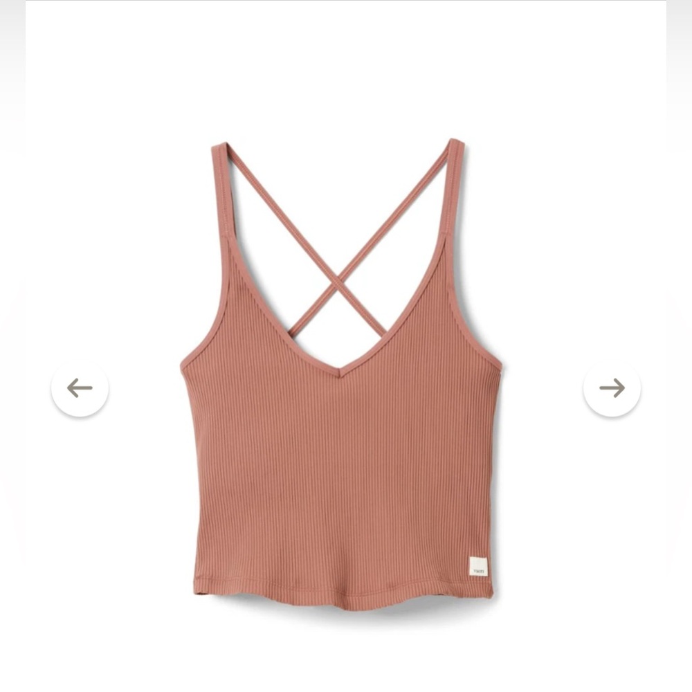 NWT Vuori Women’s Rip Crop Tank Size Small